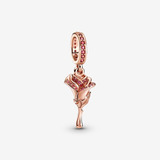 Pandora Charm Colgante Flor Rosa Original !!!