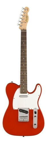 Guitarra Eléctrica Squier By Fender Telecaster De Álamo Race Red Brillante Con Diapasón De Laurel Indio