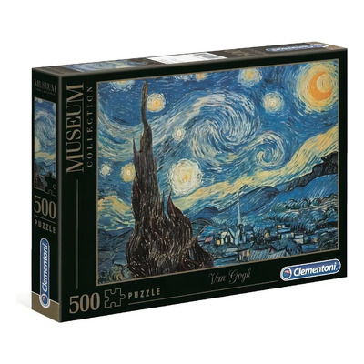 Rompecabezas Clementoni Museum Collection Van Gogh - Starry Night 30314 de 500 piezas | Envío gratis