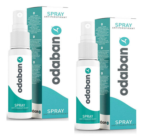 2 Odaban Spray 30ml Original Antitranspirante Suor Excessivo