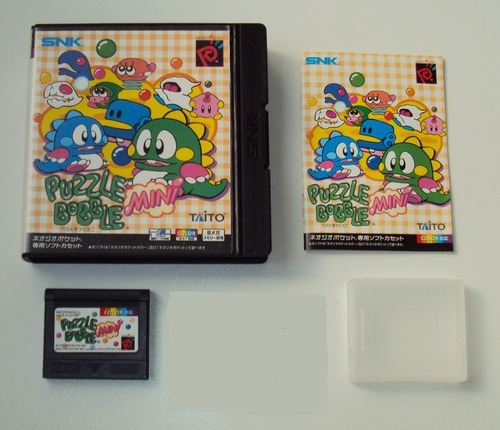 Puzzle Bobble Mini Original Japonês Para Neo Geo Pocket