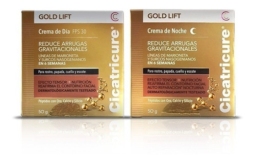 Cicatricure Gold Lift Crema Antiage Combo Dia + Noche X50gr 