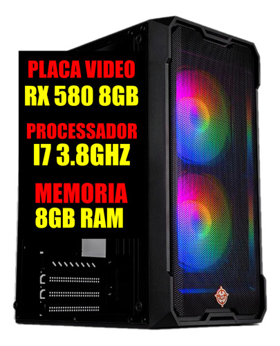 Pc Gamer Completo Barato Intel Core I7 / Placa Video 8gb