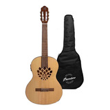 Guitarra Electroacústica Bamboo Gc-39-pro-slim-q Con Funda