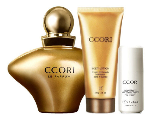 Set Kit Perfume, Desodorante Y Body Lotion Ccori Yanbal