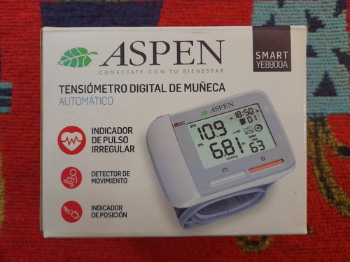 Tensiometro Digital De Muñeca Aspen