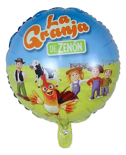 Globo Granja De Zenon 45cm Inflado Con Helio - Caballito