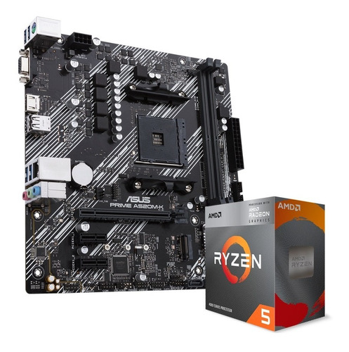 Combo Actualización Pc Amd Ryzen 5 4600g + Mother A520m