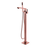 Misturador Monocomando Ducha Rose Gold Banheira Piso Demima