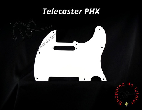 Escudo Guitarra Phx Telecaster Branco
