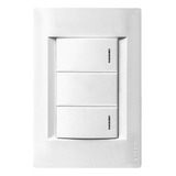 Llave De Luz Armada Kalop Línea Civil 2 Puntos Color Blanco