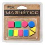 Imã Magnético Porta Geladeira Quadro Resistente Rápido Cor Coloridos Geométrico