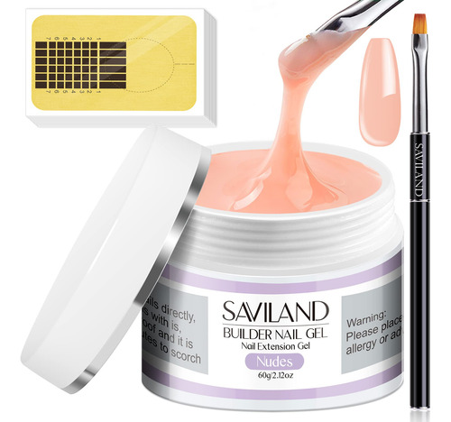 Saviland Kit De Gel De Unas Builder  Gel De Extension De Un