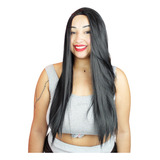 Peruca Lace Wig Longa E Lisa 65 Cm Fibra Premium Uso Diário