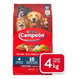 Purina Campeón Croquetas Adultos Pollo Cereal Vegetales 4kg