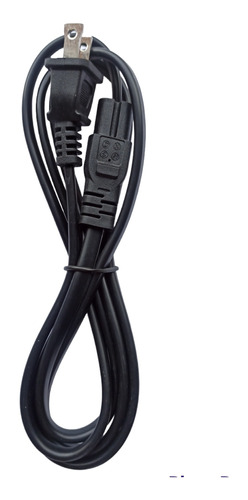 Cable De Poder Para Televisor De 2 Huecos Tipo Silver.