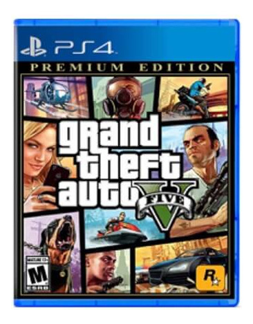 Jogo Gta V Grand Theft Auto V Premium E. Ps4 Físico Original