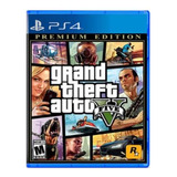 Jogo Gta V Grand Theft Auto V Premium E. Ps4 Físico Original