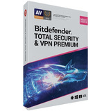 Bitdefender Total Security & Vpn Premium/10 Dispositiv/1 Año