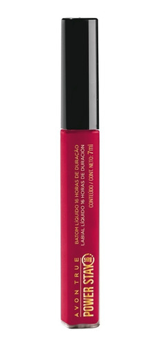 Labial Líquido Mate Avon Power Stay Indeleble Resilent Red