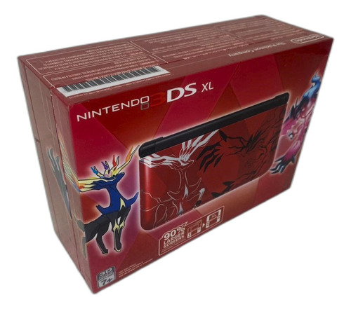 Caixa De Madeira Mdf Nintendo 3ds Xl Pokemon Vermelho