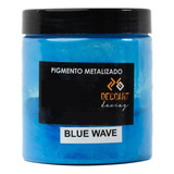 Pigmento Metalizado Azul Decoart Para Resina Epoxi 50g