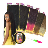 Cabelo Senegal 85 Twist - 4x - Fino - Leve + Agulha