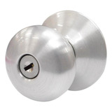 Chapa Bola Baño P/metalico Schlage Acabado Platino (a40s)