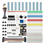 Smraza Basic Starter Kit Para Arduino, Breadboard, Fuente De