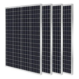 Hqst Panel Solar Monocristalino De 400 Vatios Y 12 V Módulo 
