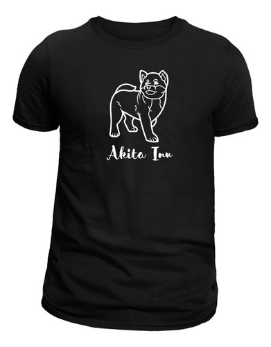 Camiseta Pet Akita Inu Shiba Inu Cachorro Cão Raça Presente