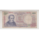 Billete Chile 1000 Escudos Matus Trucco 1970´s Usado (c85)