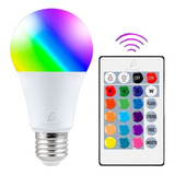 Foco Led Rgb De Control Remoto 5 Watts Con Efectos