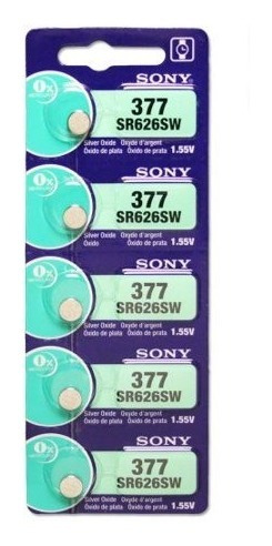 Paquete De Pilas Marca Sony 377 Lithium 1.55v