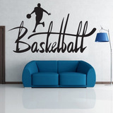 Vinilo Decorativo Palabra Basketbal 