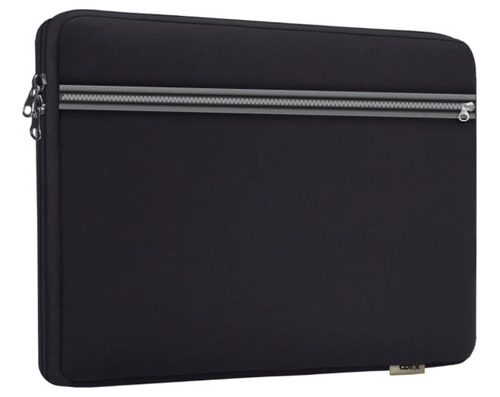 Funda Notebook Laptop 15.6 Negro Bolsillo Externo Con Cierre