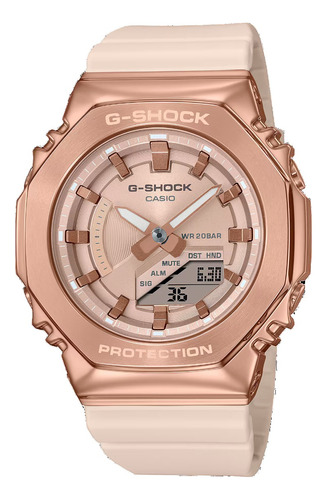 Relógio Casio G-shock Feminino Gm-s2100pg-4adr Nf E Garantia
