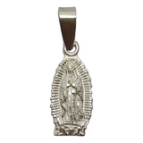 Colgante Medalla Virgen De Guadalupe Plata Fina 925
