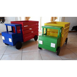 Baul Infantil Guarda Juguetes Camion