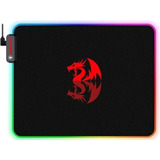 Mousepad Gamer Rgb Redragon Pluto 33x26 C/ Led Dobrável P026