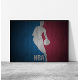 Cuadro 33x48cm Nba Liga Basquetbol Profesional  Marco Negro