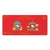 Mousepad Gamer Akko Hello Kitty 5108s Peking Opera B 90x40cm Cor Vermelho