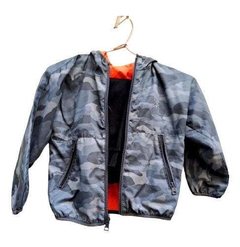 Aurojul- Rompeviento Reversible Camuflado Zara.c/capucha