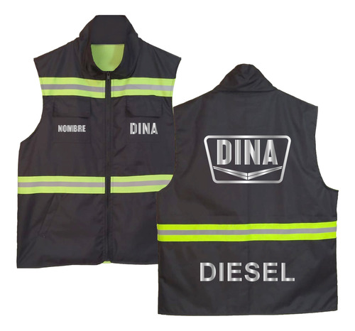 Chaleco Ind Mod Dina Diesel Reflejante