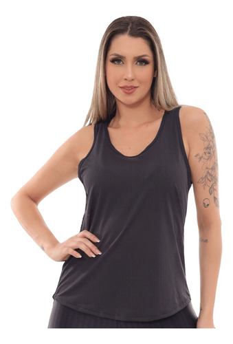 Regatinha Feminina  Dry Fit Corrida Tendencia Verão 