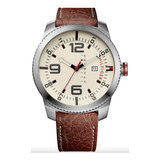 Reloj Tommy Hilfiger Graham Th 1791013 Correa Piel Cafe