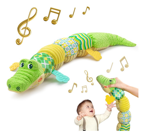 Sumobaby Juguetes Musicales De Cocodrilo Para Bebes, Juguete