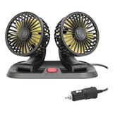 Ventilador Doble Cabezal Universal Para Camión Grande De