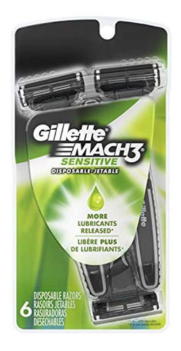 Gillette Mach3 - Desechables Sensibles (6 Unidades)