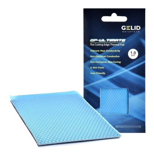 Pad Térmico Gelid Gp-ultimate Tp-gp04-b 90x50x1mm 15w/mk Color Gris Oscuro